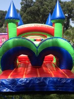 Water Slides & Water Combos Super Challenge Luau Obstacle & Water Combo