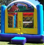 Bounce Houses   15 X 15 Horse Bouncer