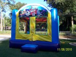 Bounce Houses   15 X 15 Cartoon Trucks Bounce House