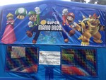 Bounce Houses Blue Mario Bro's Bouncer