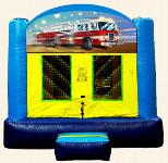 Bounce Houses   15 X 15 Modular Fire Truck Bouncer