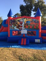 Interactives, Games and Dry Slides Extreme Santa Claus Obstacle & Combo